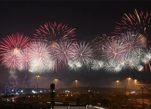 衡阳县焰火晚会